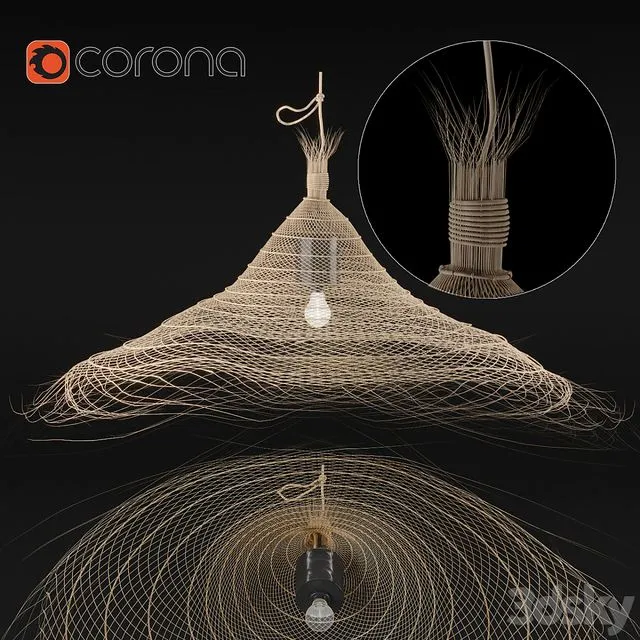 Hanging chandelier # 2 3dsMax Model