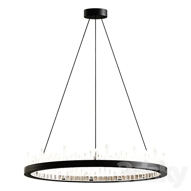 Hanging Chandelier Crystal LED Chandelier Promethus Pendant Light 3ds Max