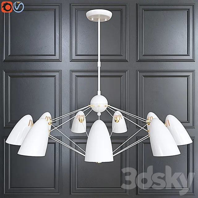 Hanging chandelier Favorite Humpen 1758-9P 3ds Max