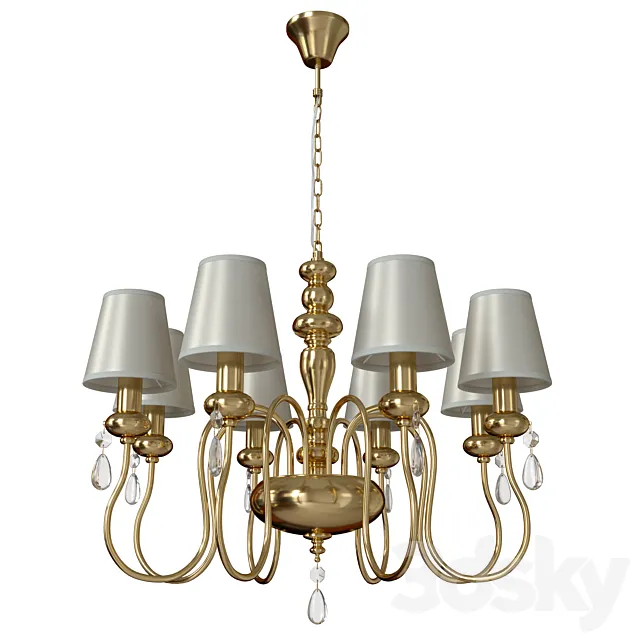 Hanging chandelier Meki 4723_8 3ds Max