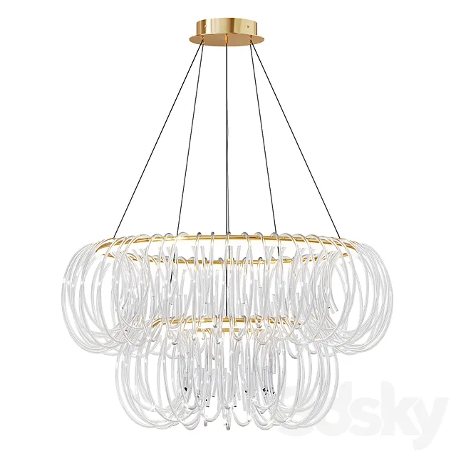 Hanging chandelier MERTEN 3dsMax Model