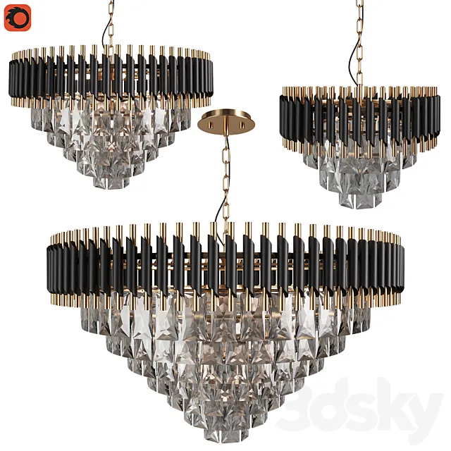 Hanging chandelier Natali Kovaltseva DARIAN 3ds Max
