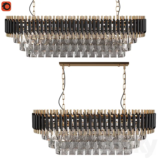 Hanging chandelier Natali Kovaltseva DARIAN 3ds Max