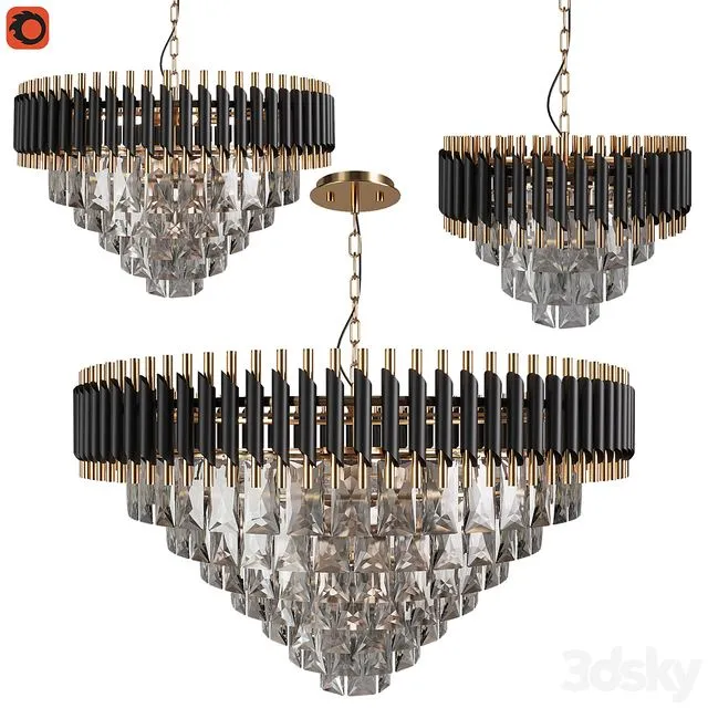 Hanging chandelier Natali Kovaltseva DARIAN 3dsMax Model
