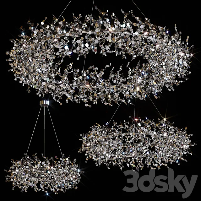 Hanging chandeliers Loft It Spark 3ds Max