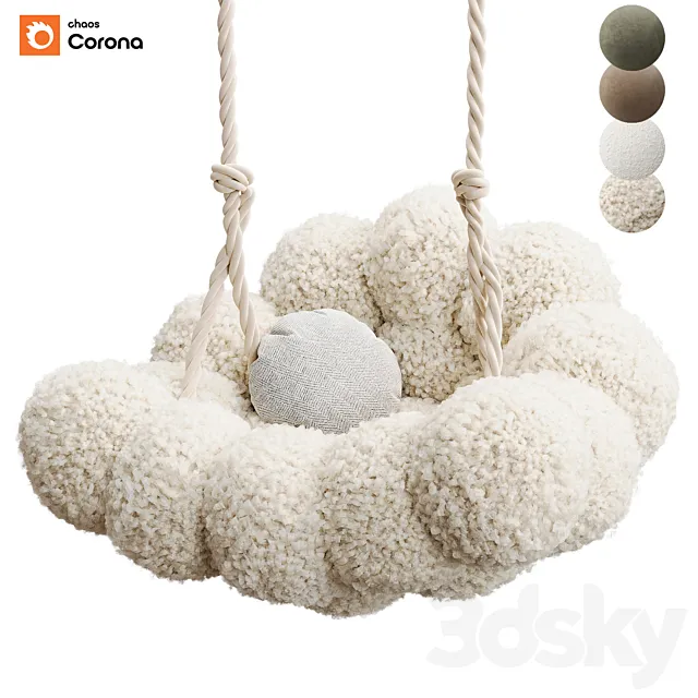 Hanging Cloud Sofa 3dsMax Model