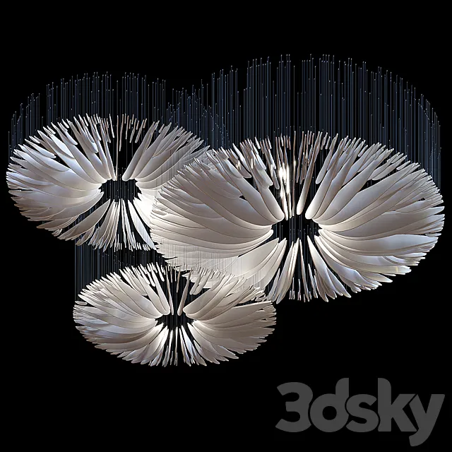 Hanging composition  Vargov Design – Oudemansiella 3DS Max Model