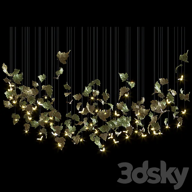 Hanging elements FIREFLY – Vargov Design 3DSMax File