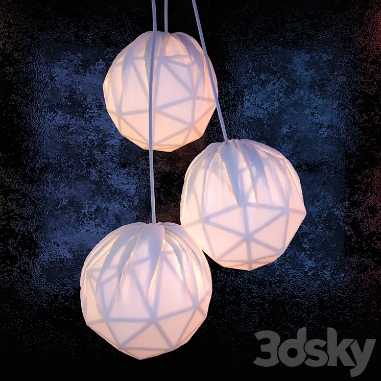 hanging lamp 3DS Max