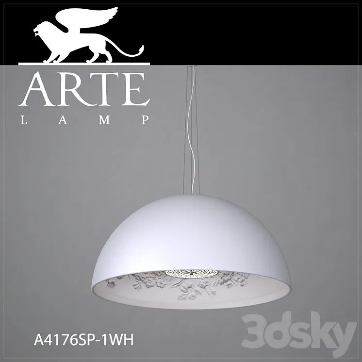 Hanging lamp Arte Lamp A4176SP-1WH 3DS Max