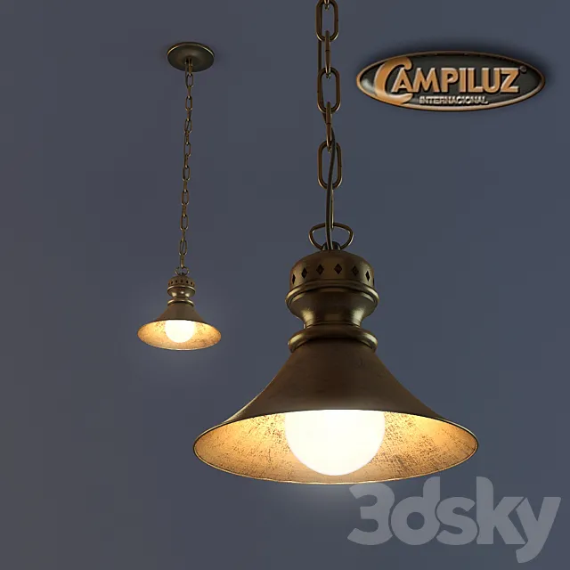 Hanging lamp Campiluz 3DSMax File