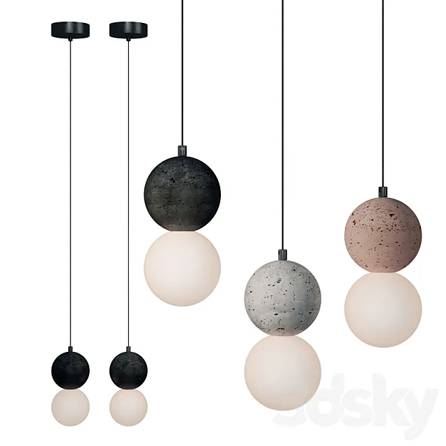 Hanging lamp Dot 3DS Max Model
