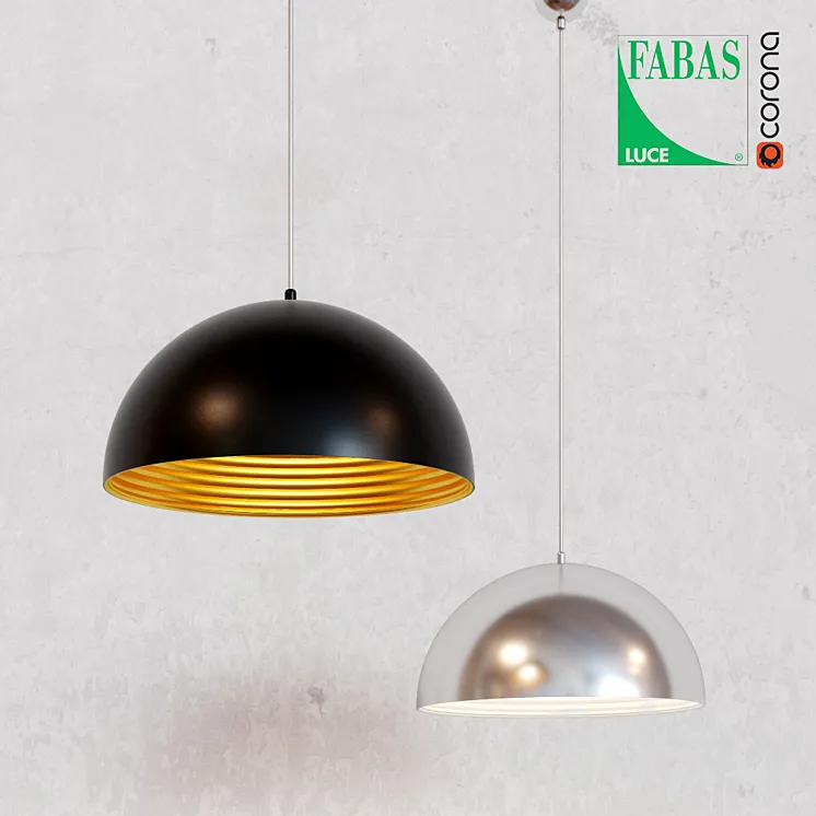 Hanging lamp Fabas Dingle 3DS Max