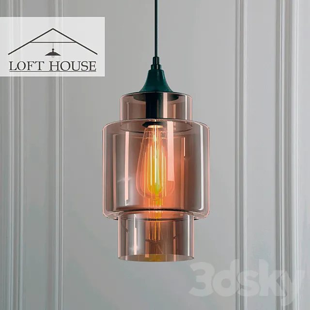 Hanging lamp LOFT HOUSE P-158 3ds Max