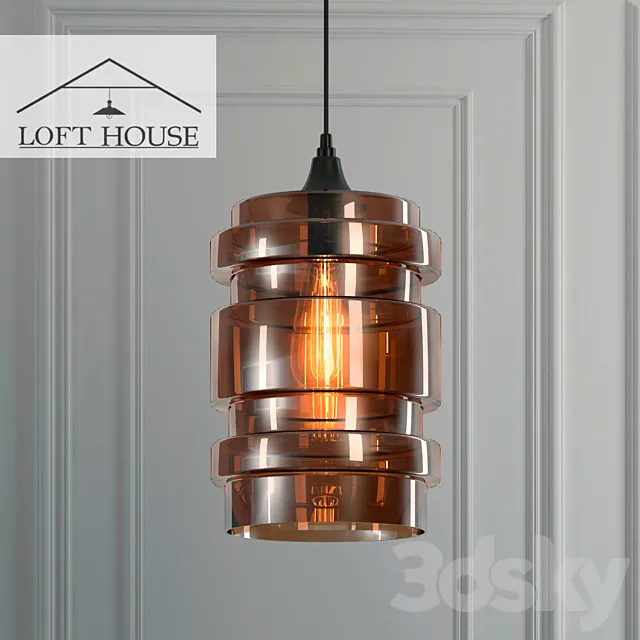 Hanging lamp LOFT HOUSE P-159 3ds Max