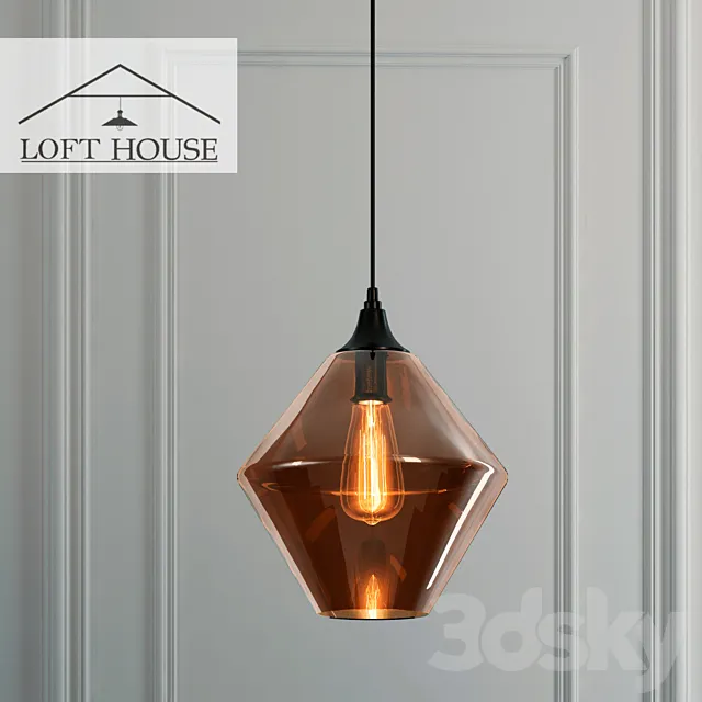 Hanging lamp LOFT HOUSE P-160 3ds Max