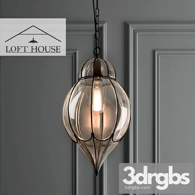 Hanging lamp loft house p-164 3dsmax Download