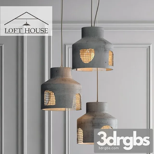 Hanging Lamp Loft House P 186 3dsmax Download