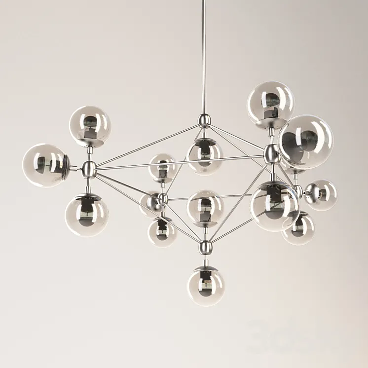 Hanging lamp Modo Chandelier 3DS Max