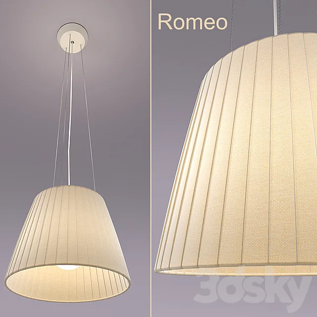 Hanging lamp Romeo 3DS Max Model