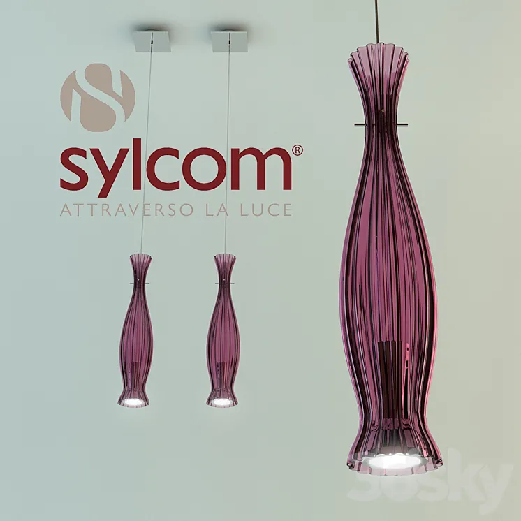 Hanging lamp Sylcom 2520 3DS Max
