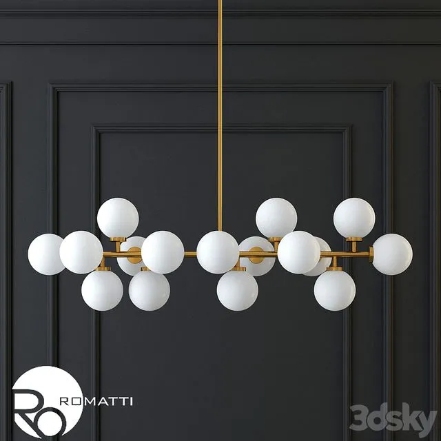 Hanging lamp the mimosa pendant by atelier areti 3dsMax Model