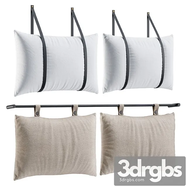 Hanging pillow headboard set 3