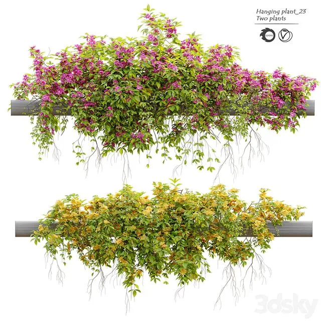 Hanging Plant 23 3dsMax Model