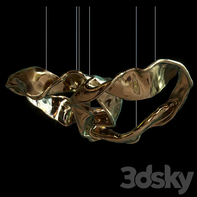 Hanging sculpture – Vargov Design 3ds Max