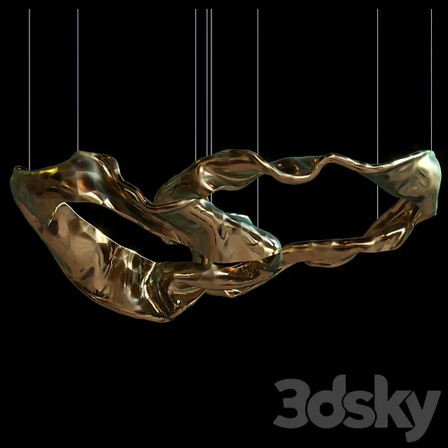 Hanging sculpture – Vargov Design 3DSMax File
