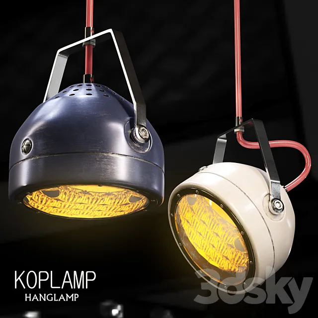 Hanglamp Koplamp 3ds Max