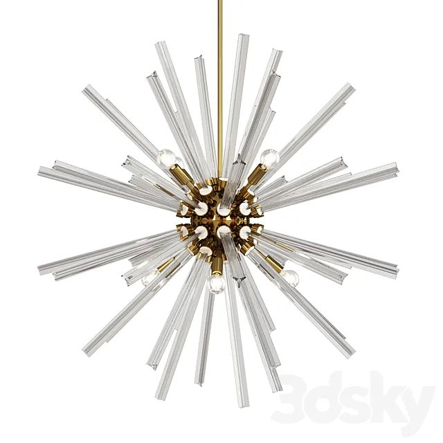 Hanley large chandelier 3DS Max Model