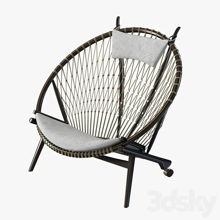 Hans Wegner Circle chair by pp mobler 3DS Max
