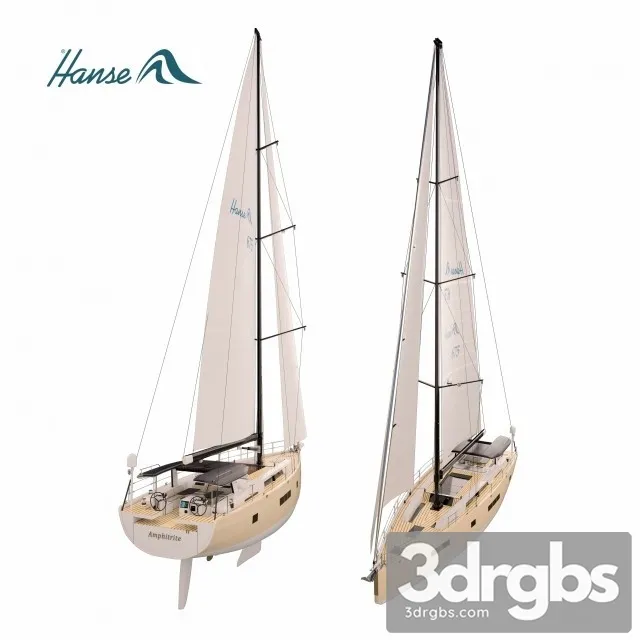 Hanse 675 yacht 3dsmax Download