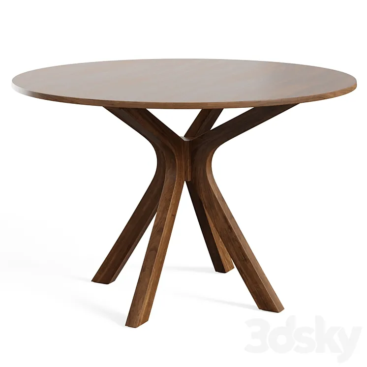 Hansell Dining Table 3DS Max