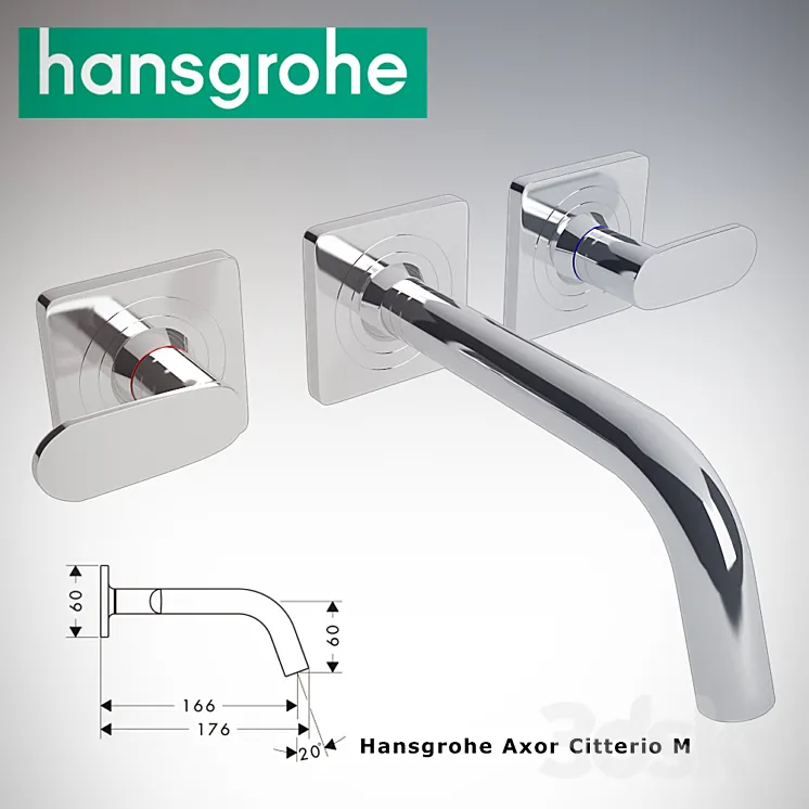 Hansgrohe Axor Citterio M 3DS Max
