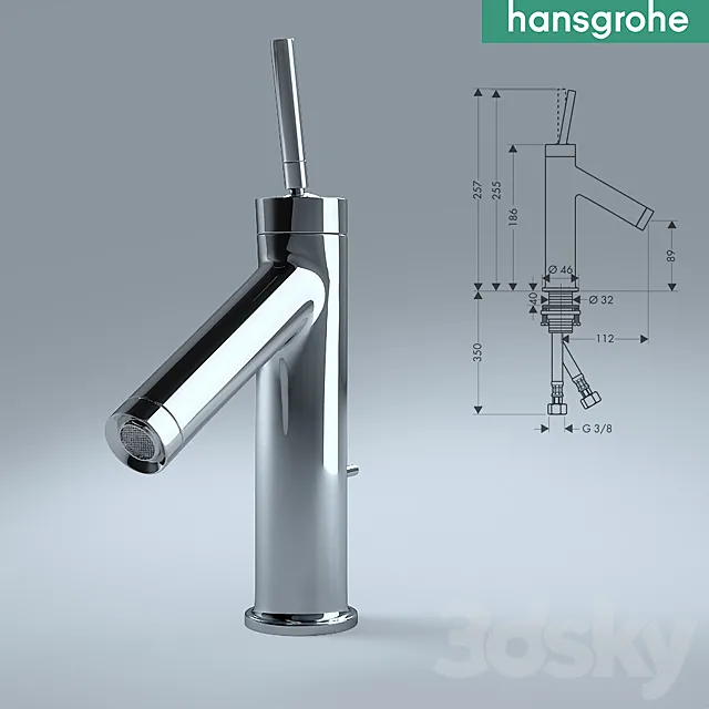 Hansgrohe Axor Starck 3DS Max Model