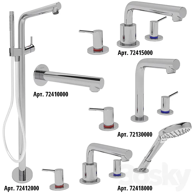 HANSGROHE Bath Faucet Collection | Talis S set 2 3ds Max