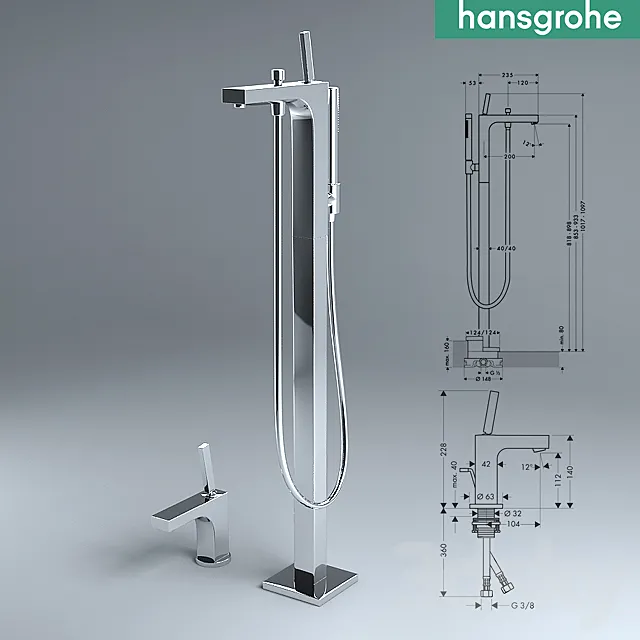 Hansgrohe Citterio 3ds Max