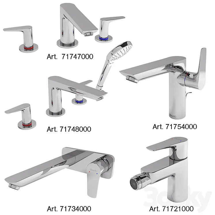 HANSGROHE Kitchen Faucet Collection | Talis e 3DS Max
