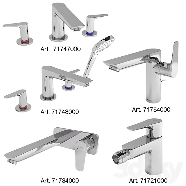 HANSGROHE Kitchen Faucet Collection | Talis e 3DSMax File