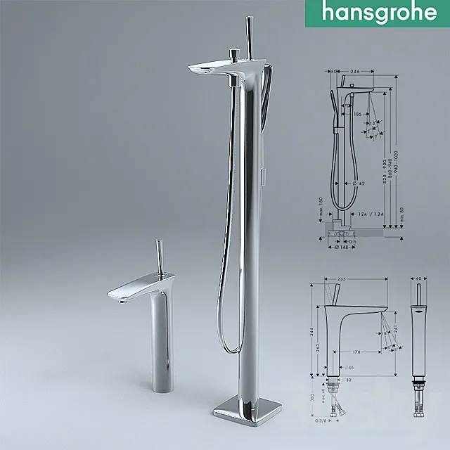 Hansgrohe Puravida 3DS Max Model