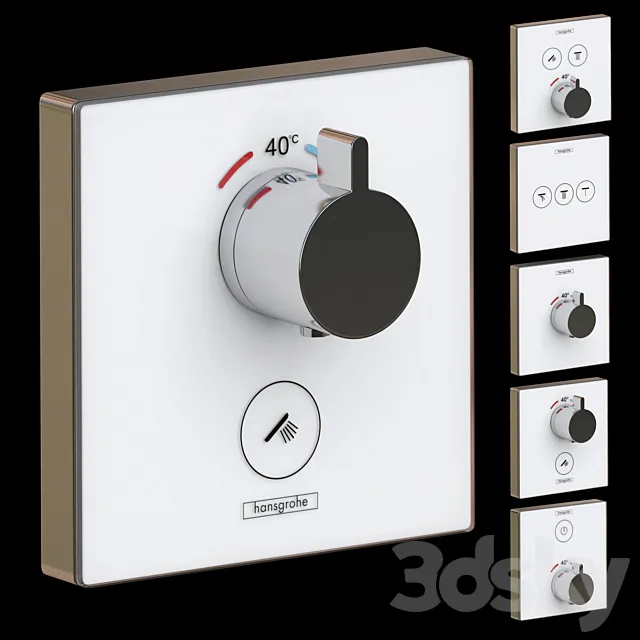 Hansgrohe ShowerSelect Thermostat 3DSMax File