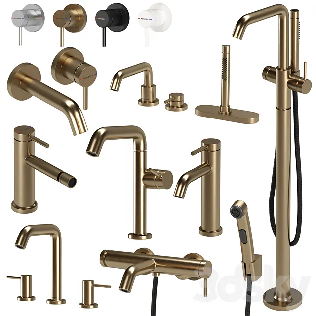 Hansgrohe Tecturis Faucet Set 01 3ds Max