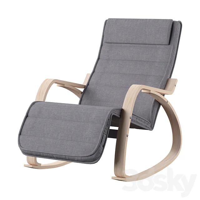 Haotian Rocking Lounger 3ds Max