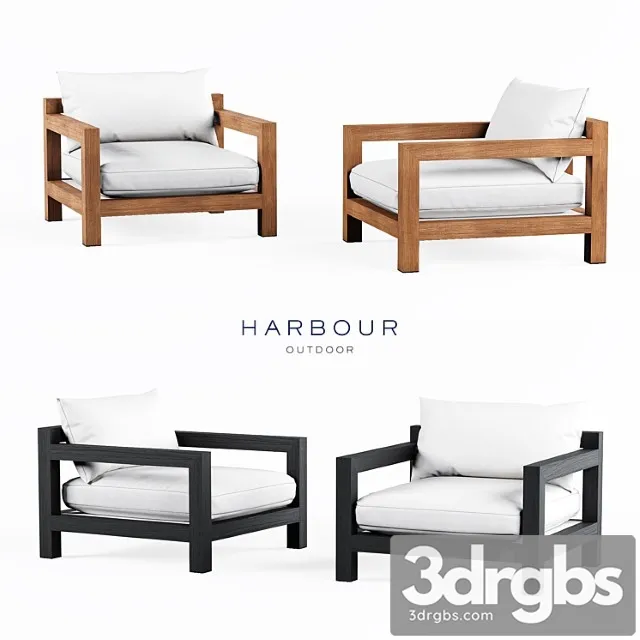 Harbor outdoor pacific arm chair 3dsmax Download