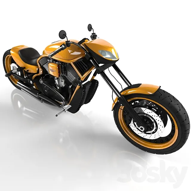 Harley Davidson Concept 3DSMax File