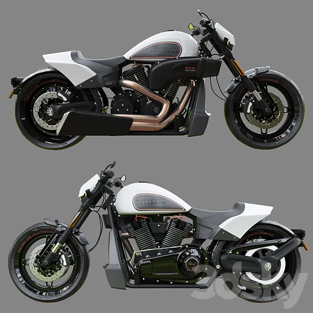 Harley-Davidson FXDR 114 3DSMax File