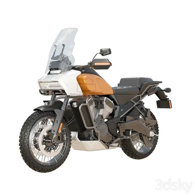 Harley Davidson Pan America 2020 3dsMax Model