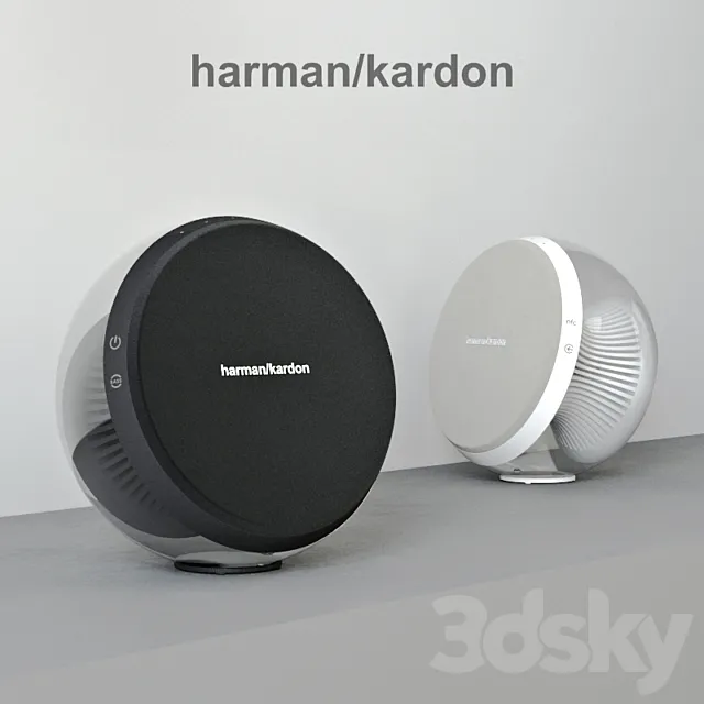 Harman Kardon Nova Black & White 3ds Max